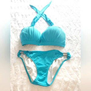 Venus Goddess Enhancer Push up bikini 34G/36DDD with side detail bottom Size 10